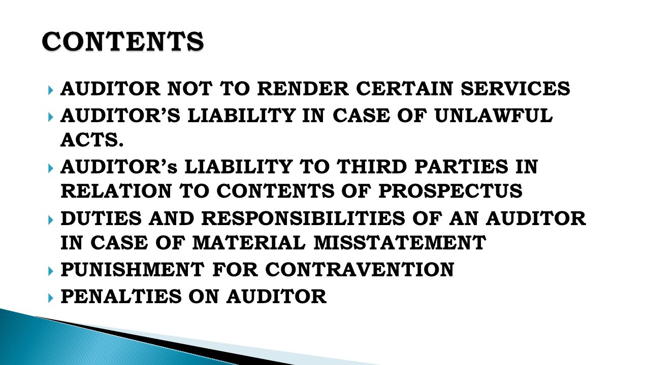 Liability to Third Party